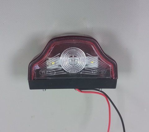 Фонарь подсветки номерного знака LED красная YP-37LR B фото