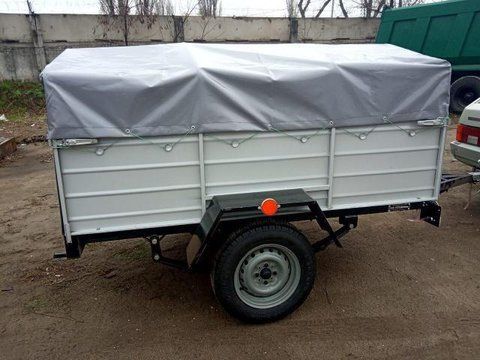 Тент на легковой прицеп ПАЛЫЧ ткань ПВХ 1.7 М Х 1.2 М 8 фото