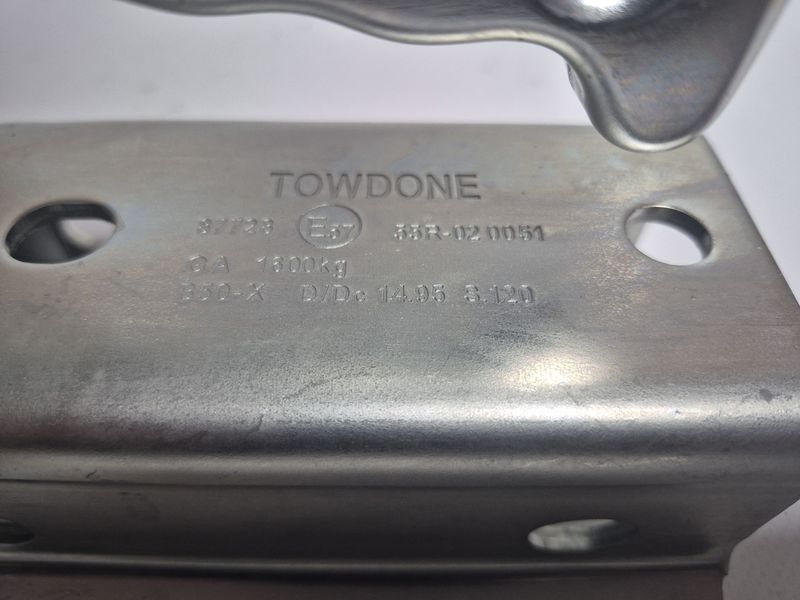 Замок сцепной на прицеп TOWDONE 1600кг на квадратное дышло 60 мм 448463 фото