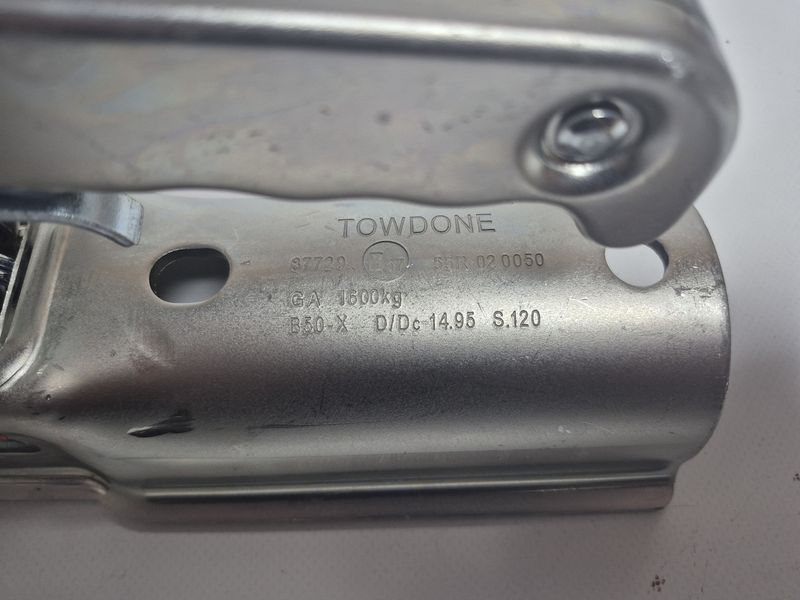 Замок сцепной на прицеп TOWDONE 1600 кг на круглое дышло 60 мм 448465 фото