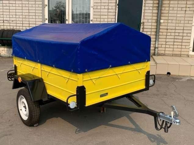 Тент на легковой прицеп БОБЕР Ткань ПВХ 1,3м х 2,3м 150 фото