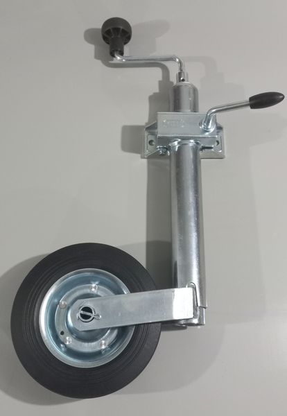 Опорне колесо на причіп KNOTT (Autoflex) 150 кг (сталевий диск) +Хомут для опорного колеса KNOTT 6X1699.001 фото