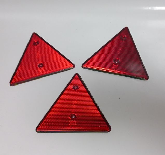 Світловідбивач трикутний на причіп ФП 401 метал 76865 фото