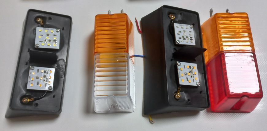 Фонари LED передние и задние МТЗ,ЮМЗ,Т-40,Т-150 Пластик LED12 фото