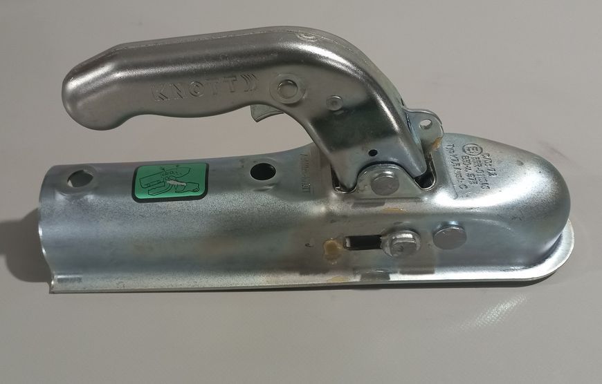 Замок зчіпний на причіп Knott-Autoflex 750 кг на кругле динуло 50 мм 6E0083.023 фото