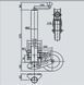 Опорное колесо WINTERHOFF VK 60-BLH-255 SB 500кг, автомат 1860674 1860674 фото 5