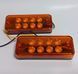 Фонарь габаритный 12/24 маркерный желтый 100*40мм LED (AutoLight) 365864 фото 2