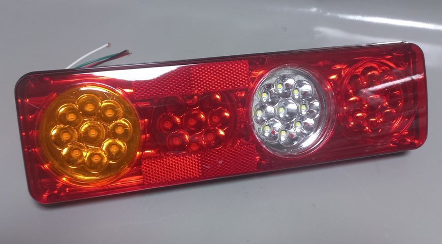 Ліхтар LED 12V задній універсальний (5 режимів) (300мм*90мм*36мм) LED-062 фото